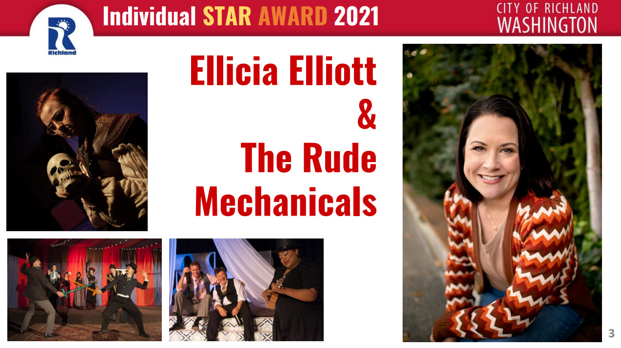 Ellicia Elliot and the Rude Mechanicals 2022 STAR award individual