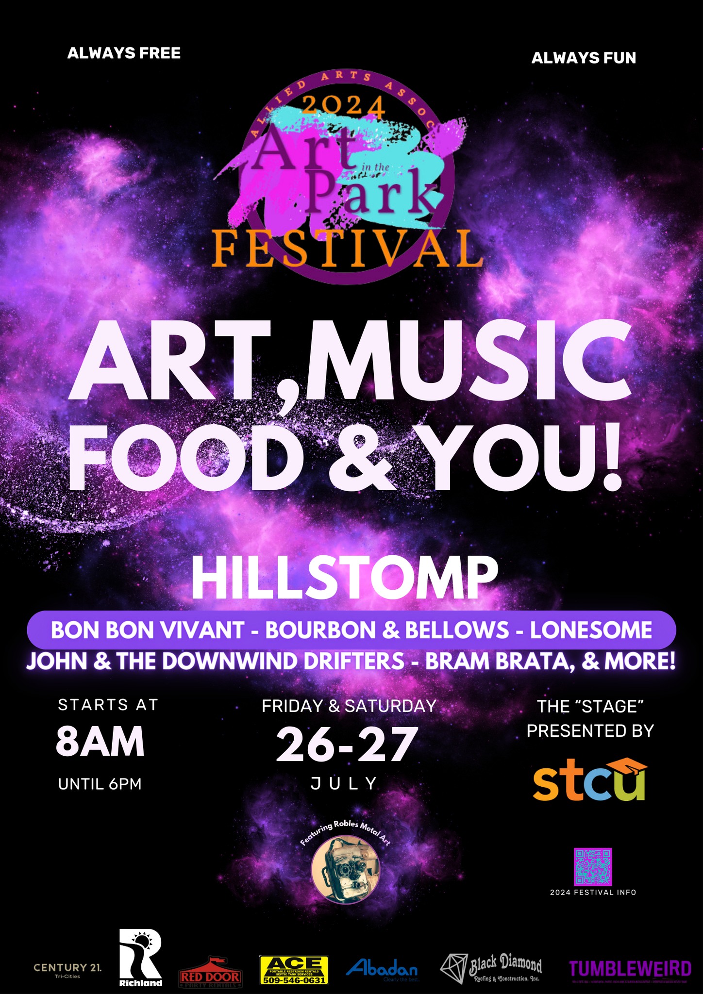 Art in the Park 2024 at Howard Amon Park. July 26 - 27