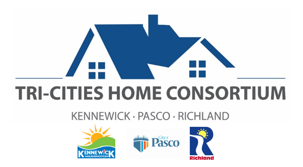 Tri-Cities HOME Consortium Logo with City Logos