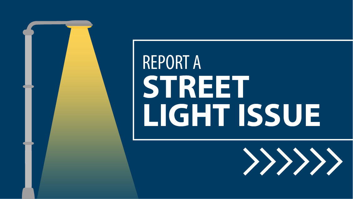 Report a street light issue